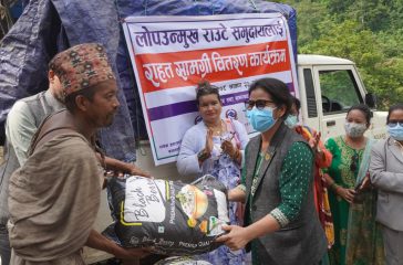 puspa gharti help rice to raute