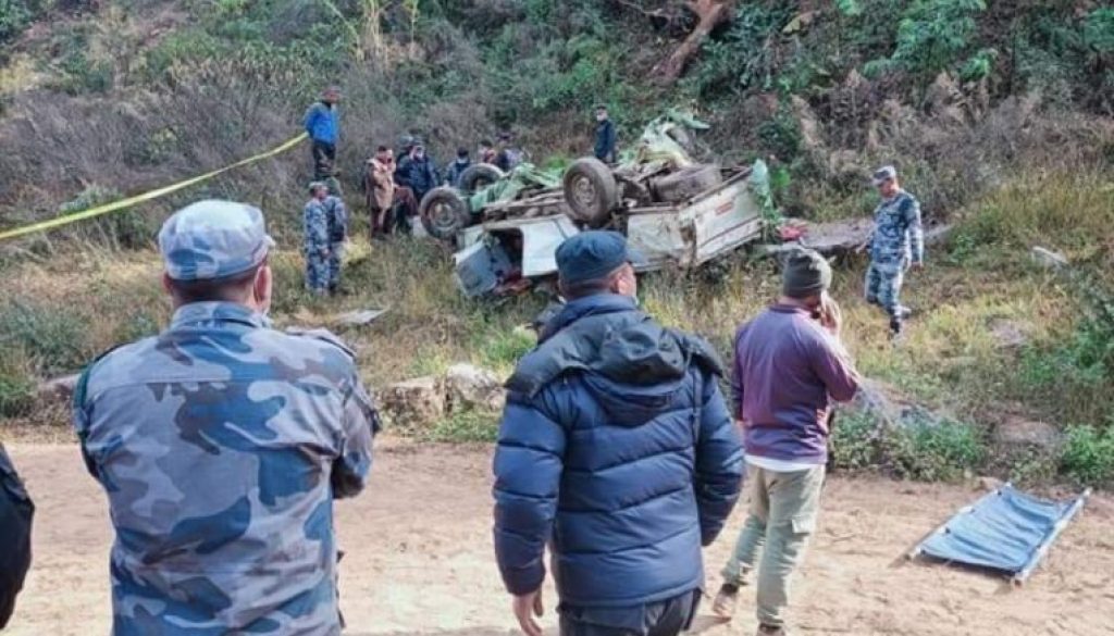 दैलेखमा जिप दुर्घटना : १ जनाको मृत्यु ‚ ८ घाइते